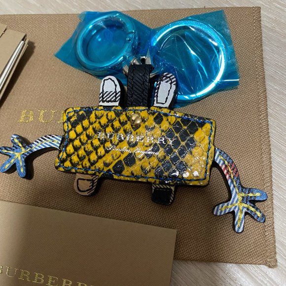 Burberry London England Python Embossed Robot Charm - Picture 4 of 4